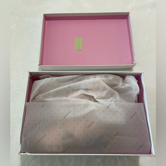 BNWT $200 Sz 9 Blush Pink Mule Belle & Bloom Wedge Heeled Sandal Clog​ - Picture 8 of 8